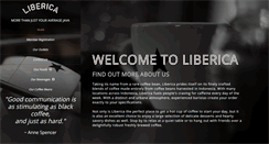 Desktop Screenshot of libericacoffee.com